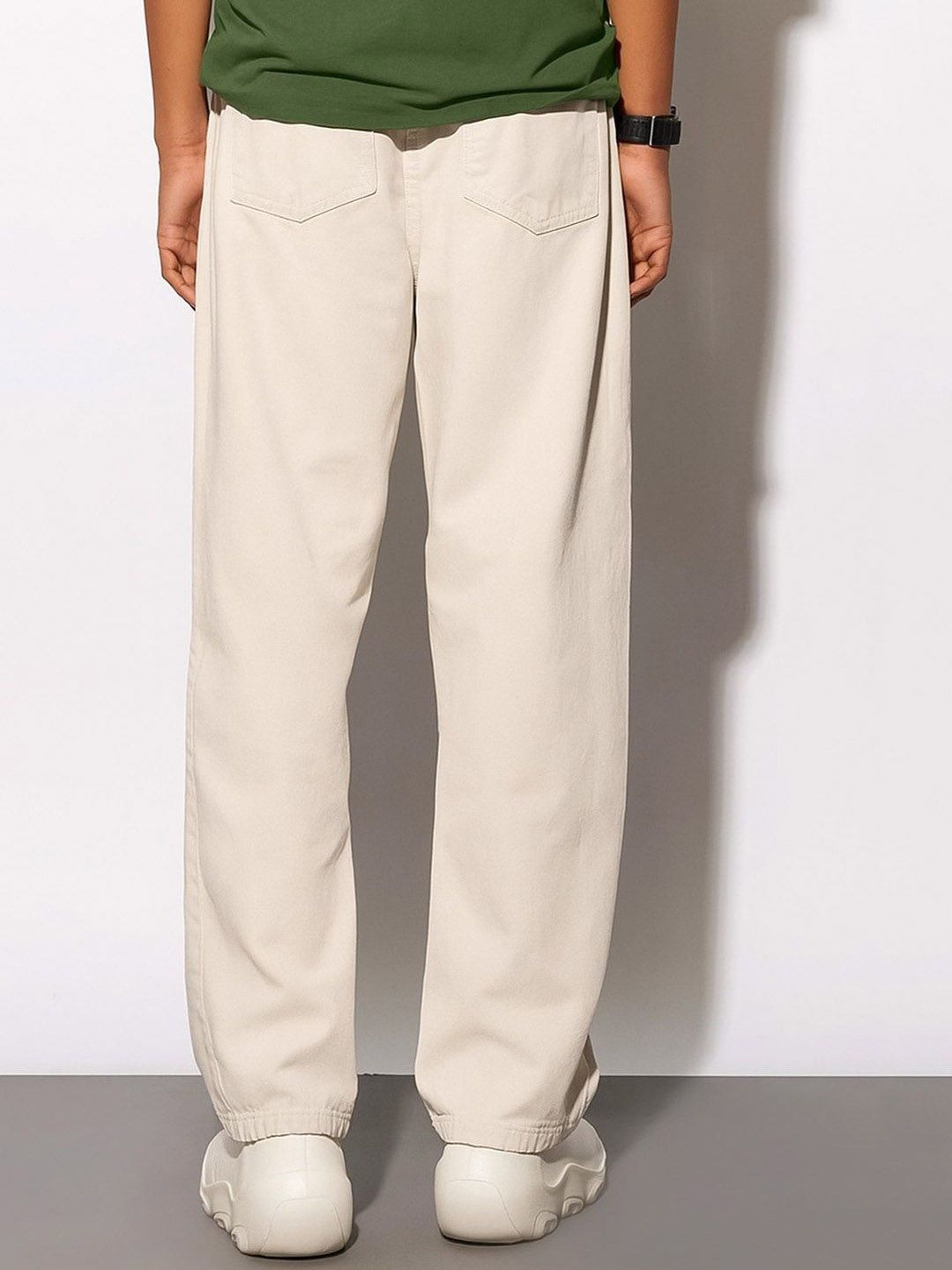 Men Straight Fit Mid-Rise Stretchable Jeans - Image 3