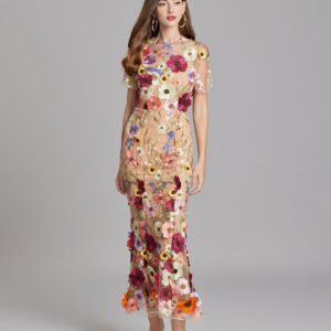 Floral Print Maxi Dress