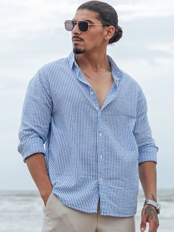 Powerlook Men Micro Checks Checked Casual Shirt