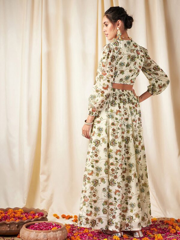 Printed Ready to Wear Lehenga & Choli - Image 4