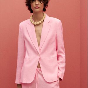 MANGO Pure Linen Single-Breasted Blazers